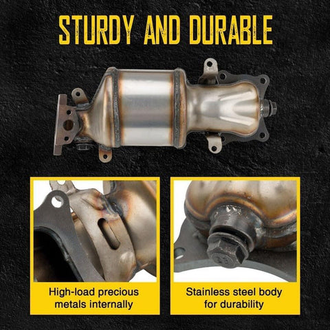 Catalytic Converter, 674-145 Catalytic Converter Fit for Pilot 2009-2021, Ody...