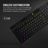 Corsair K100 AIR Wireless RGB Mechanical Gaming Keyboard - Ultra-Thin, Sub-1m...