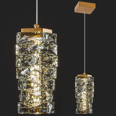 Pendant Lighting Modern Pendant Light, Mini Crystal Chandeliers,Adjustable Pe...