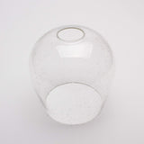 Seeded Bubble Glass Lamp Shade, LEDupdates 3 Pack Oversize Clear Globe Seeded...