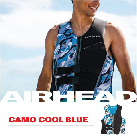 AIRHEAD Men's Camo Cool Neolite Kwik-Dry Life Jacket, Coast Guard Approved