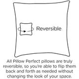 Pillow Perfect Rave Solid Indoor/Outdoor Wicker Patio Seat Cushion Reversible...