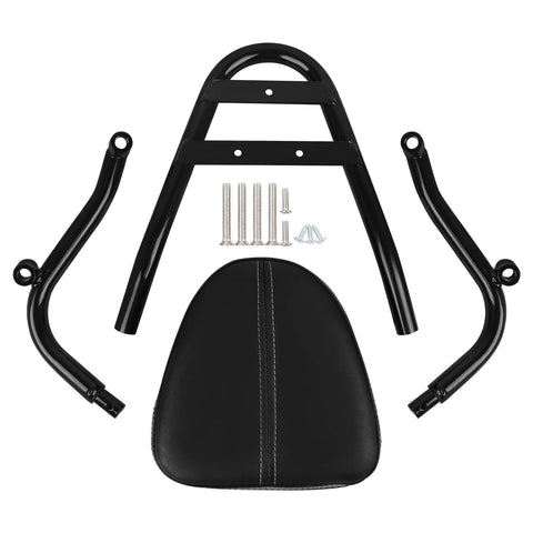 Worldmotop Motorcycle Sissy Bar Backrest Rear Passenger Seat Compatible with ...