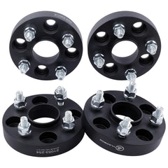 VLAOSCHI Black Forged 4x100 Hubcentric Wheel Spacers 1 Inch with 12x1.5 Studs...