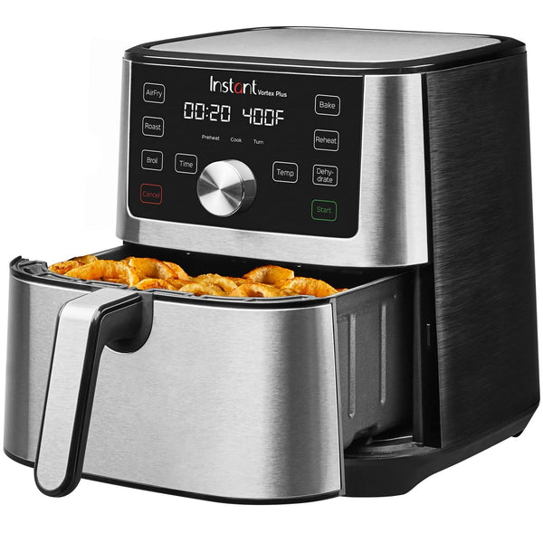 Instant Vortex Plus 4QT Air Fryer, Custom Program Options, 6-in-1 Functions C...