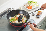 Yoshikawa Beijing Black Steel Wok 36cm/14in