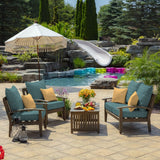 Arden Selections Outdoor Deep Seat Cushion Set, 22 x 24, Rain-Proof, Fade Res...