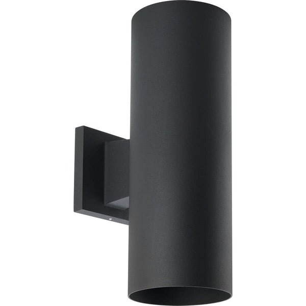 Progress Lighting Cylinder Collection 5" Modern Outdoor Up/Down LED Wall Lant...