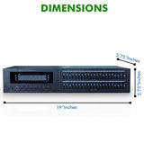 Technical Pro Dual 21 Band Professional Stereo Equalizer with Individual LED ...