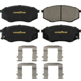 Goodyear Brakes GYD1397 | Ceramic Front Brake Pads fits Hyundai Creta 19-17, ...