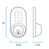 MiLocks DFL-02P Electronic Touchpad Entry Keyless Deadbolt and Passage Gold