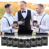 ELEGANTPARK Engraved Groomsman Gifts Set of 8 Groom Best Man Groomsman Flasks...