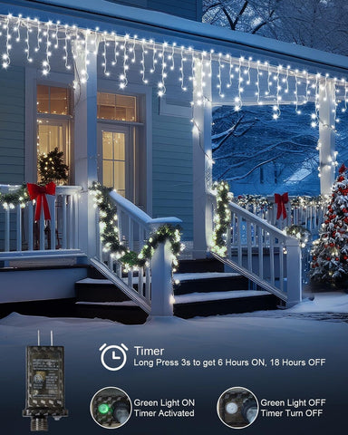 159 FT Christmas Lights Outdoor, 1458 LED Waterproof Outside Christmas Lights...