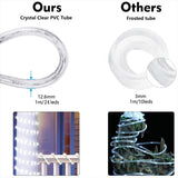 100ft LED Rope Lights Outdoor, 720 LED Connectable and Flexible Tube Lights w...