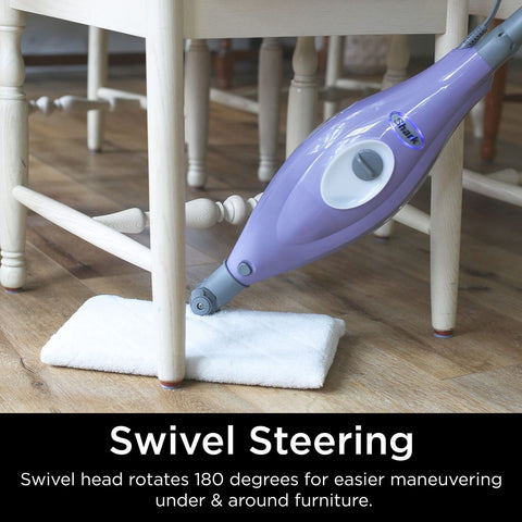 Shark S3501 Steam Pocket Mop Hard Floor Cleaner, With Rectangle Head and 2 Wa...