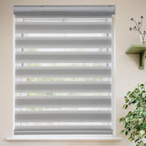 MYshade Roller Shades Zebra Blinds for Windows Cordless Day and Night Light F...