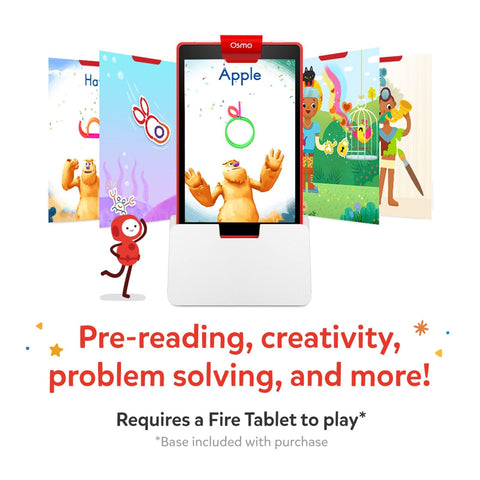 Osmo-Little Genius Starter Kit for Fire Tablet-4 Educational Learning Games-P...