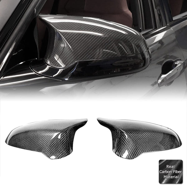 AeroBon Real Carbon Fiber Side Mirror Covers Compatible with 2014-2020 BMW F8...