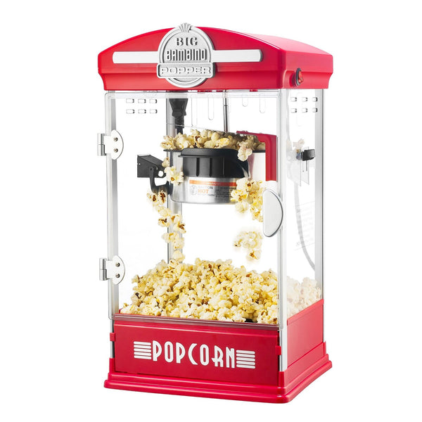 Popcorn Machine - Big Bambino Old Fashioned 10.8" x 9.7" x 19.5", Red