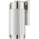 Livex Lighting 22382-91 2 Light Brushed Nickel Outdoor Wall Lantern