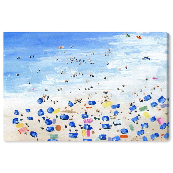 The Oliver Gal Artist Co. Oliver Gal 'Beach View' Blue Nautical and Coastal W...