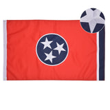 Tennessee State Flag 4x6 Ft, Deluxe Embroidered Heavy Duty Nylon Durable TN O...