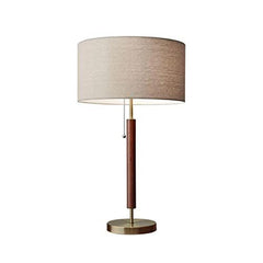 Adesso 3376-15 Hamilton Table Lamp, 26.25 x 15.00 x 15.30 inches, Brown