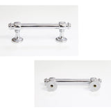 15Pack Cabinet Pull Polished Chrome Drawer Handle 3Inch (76mm) Hole Centers Z...