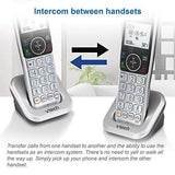 VTECH VS112-3 DECT 6.0 Bluetooth 3 Handset Cordless Phone 3 Handsets, Silver