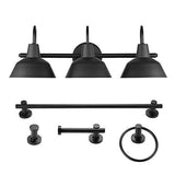 Globe Electric 51710 5-Piece Bathroom Accessory Set, with Vanity, Brooklyn