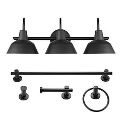 Globe Electric 51710 5-Piece Bathroom Accessory Set, with Vanity, Brooklyn