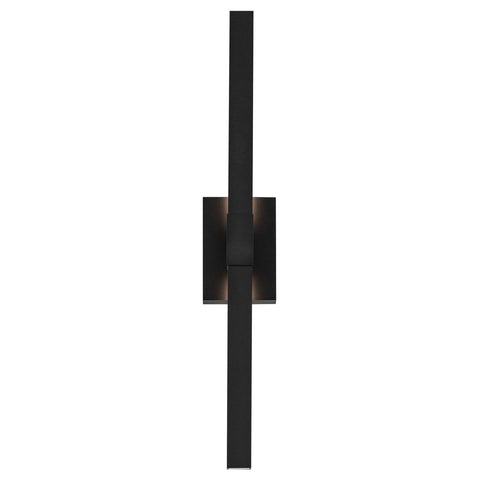 Kichler Nocar LED Textured Black Modern Garage or Patio Outdoor Wall Light fo...