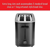 ZWILLING Enfinigy 2 Long Slot Toaster, 4 Slices with Extra 2 Slot, Black