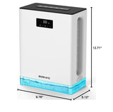 BIZEWO Dehumidifier for Home, (980 sq.ft) Queit Dehumidifiers for Basement, B...