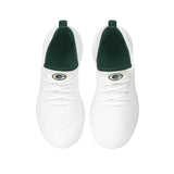 FOCO Women's NFL Team Logo Athletic Shoes Sneakers Green Bay Packers 9 White