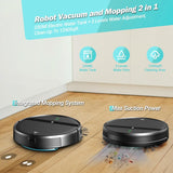 Robot Vacuum and Mop Combo, Tangle-Free Powerful Suction, Robotic Vacuum Clea...