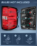 Nilight Taillight Assembly for 2014 2015 2016 2017 2018 2019 Chevy Silverado ...