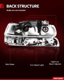 Torchbeam Headlight Assembly, Replacement for Silverado 1500,Suburban 1500,Ta...
