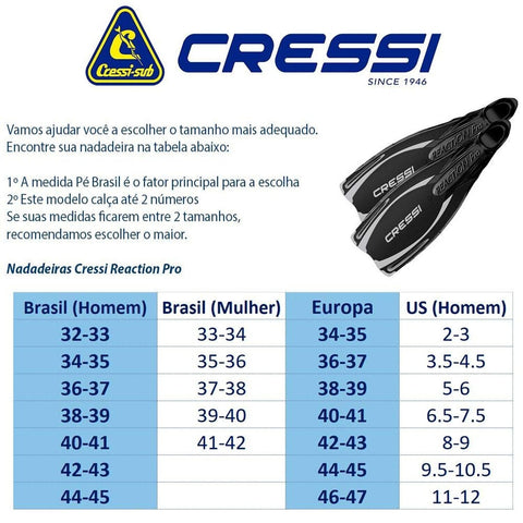 Cressi Adult Snorkeling & Scuba Diving Fins - Powerful Full Foot Pocket Fins ...