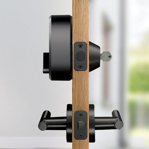 August Home Smart Lock + Connect, Black Wi-Fi Lock