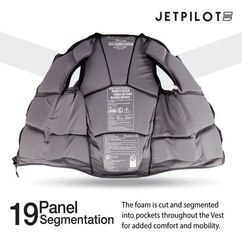 Jetpilot Women&#8217;S Armada Neoprene Coast Guard Approved Life Jacket PFD Blac