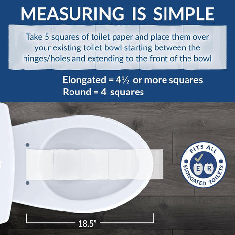 Bemis Assurance 3" Raised Toilet Seat for Seniors, Clean Shield Guard, Secure...