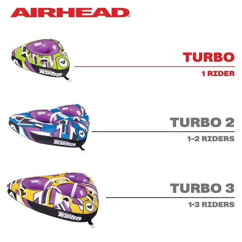 AIRHEAD Rider Towable Tube Purple 1 Rider