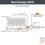 Rectorseal 83919 Aspen Maxi Orange Univ Condensate Pump 11x7x2