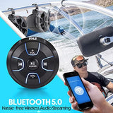 Pyle 2-Way Dual Bluetooth Off-Road Speakers - 4 Inch 800W Marine Black