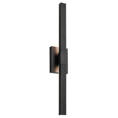 Kichler Nocar LED Textured Black Modern Garage or Patio Outdoor Wall Light fo...