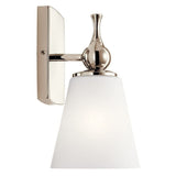 Kichler, Cosabella 6 Inch 1 Light Wall Sconce with Satin Etched Cased Opal Sh...