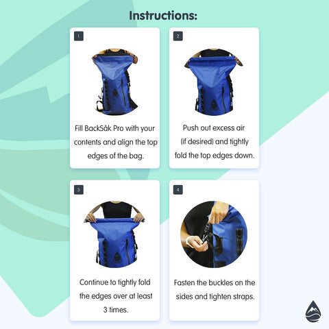 Skog &#197; Kust BackS&#229;k Pro Waterproof Floating Backpacks with Exterior Ai