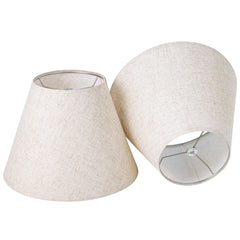 TOCHIC Lamp Shades Set of 2 Large Linen Empire Lampshade Assemble Required fo...