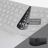 Perixx Periduo-605, Wireless Ergonomic Split Keyboard and Vertical Mouse Comb...